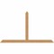 Ekena Millwork Portland Timber Gable Bracket, Western Red Cedar, 108"W x 63"H x 5 1/2"D x 5 1/2"F, 14/12 Pitch GBW108X63X0606POR00SWR - alternate 1